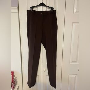talbots lady’s brown dress pants